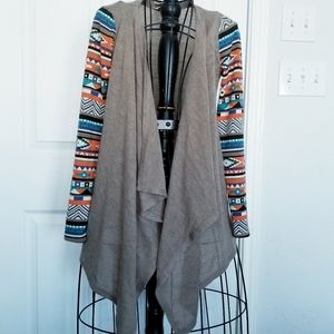 Flying Tomato southwest style open cardigan small